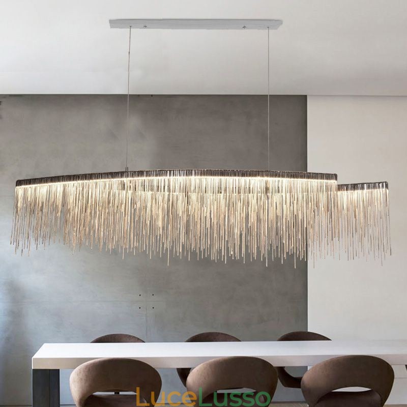Lampada a sospensione moderna Lampada a sospensione creativa con nappa Cafe