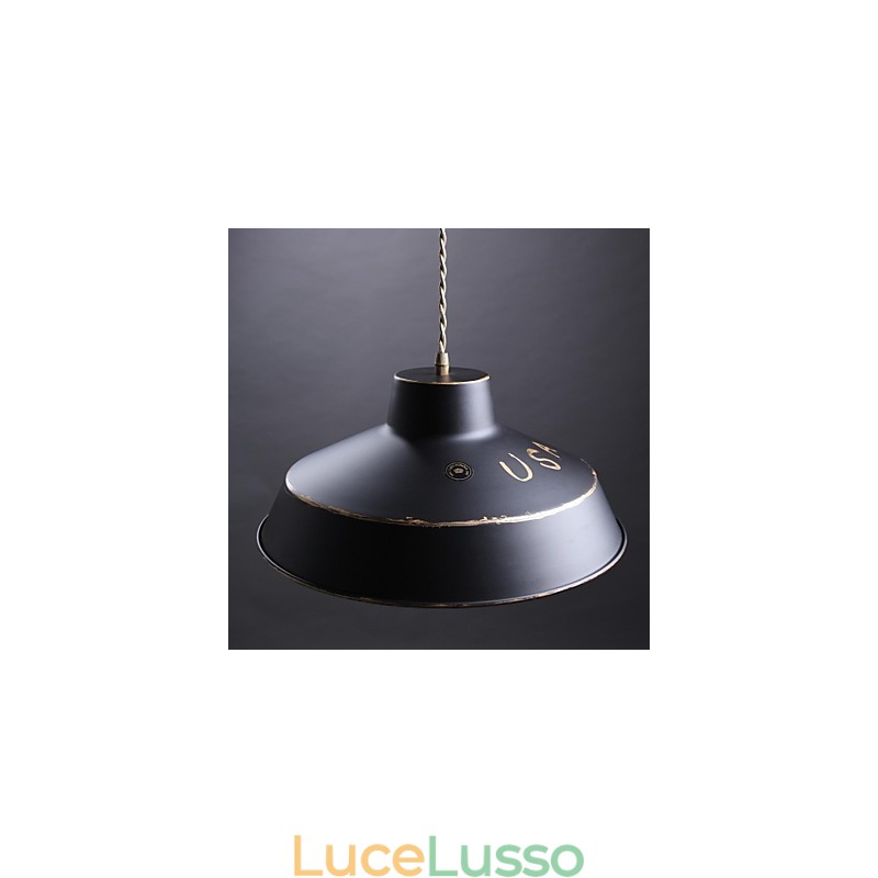 Lampadario in metallo dipinto a ciotola moderno contemporaneo tradizionale classico retrò country