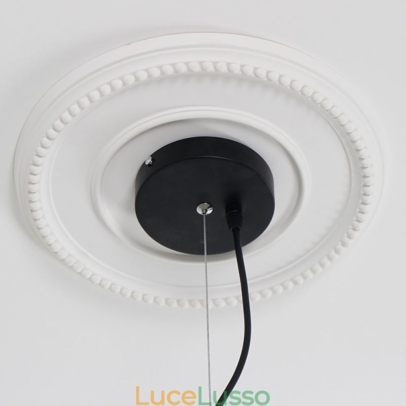 Lampadario moderno in ferro Lampada a sospensione semplice in ferro