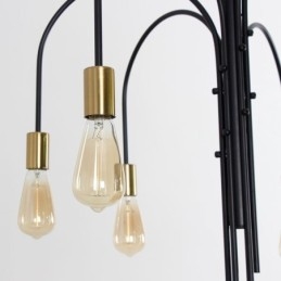Lampadario moderno in ferro Lampada a sospensione semplice in ferro