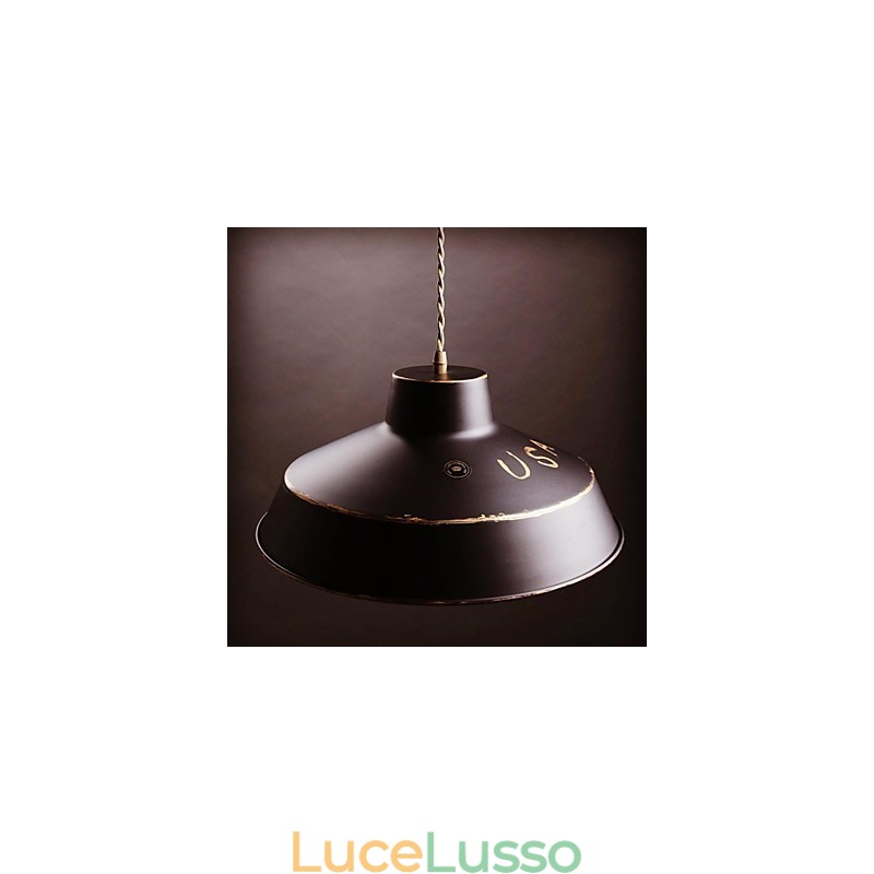 Lampadario in metallo dipinto a ciotola moderno contemporaneo tradizionale classico retrò country