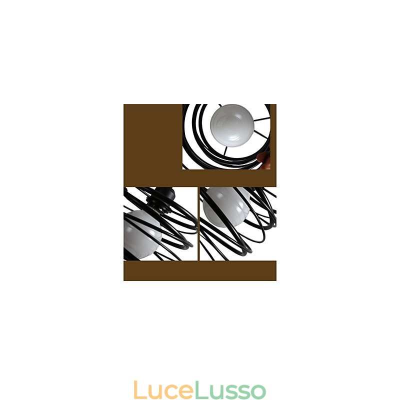 Lampadario Mini Stile Tradizionale Classico Metallo