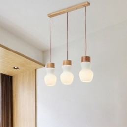 Lampada a sospensione in vetro giapponese, decorazione creativa, luce sospesa