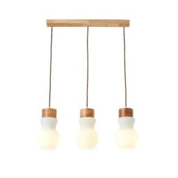 Lampada a sospensione in vetro giapponese, decorazione creativa, luce sospesa