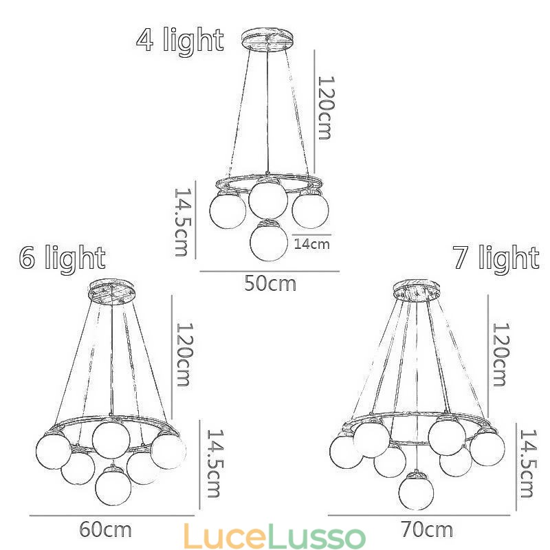 Lampadario in legno giapponese Molecola Lampada a sospensione