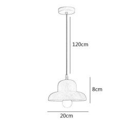 Lampada a sospensione in legno giapponese, lampada a sospensione