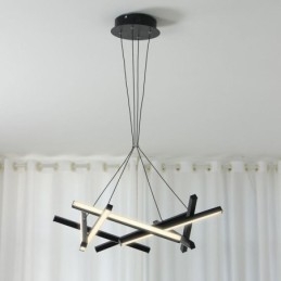Lampadario postmoderno Lampada a sospensione a forma di ramo di albero nordico