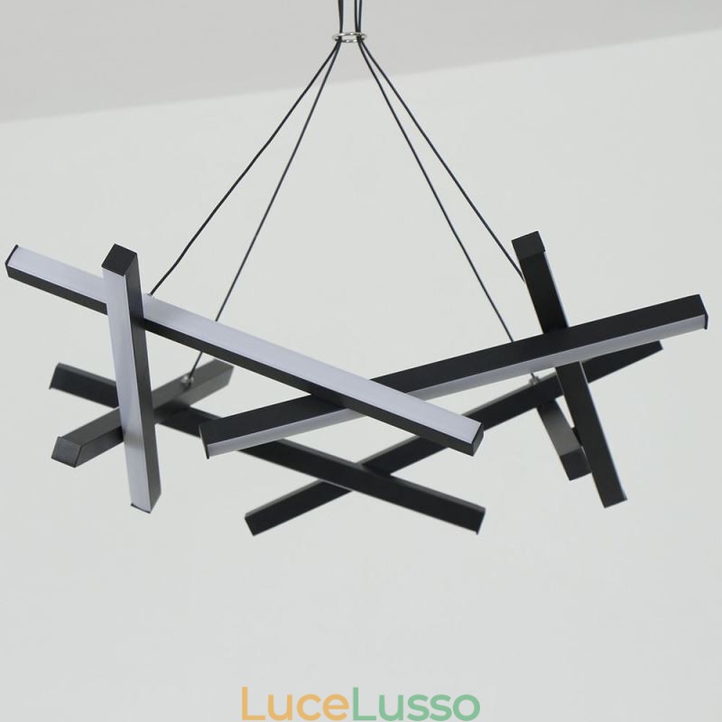 Lampadario postmoderno Lampada a sospensione a forma di ramo di albero nordico