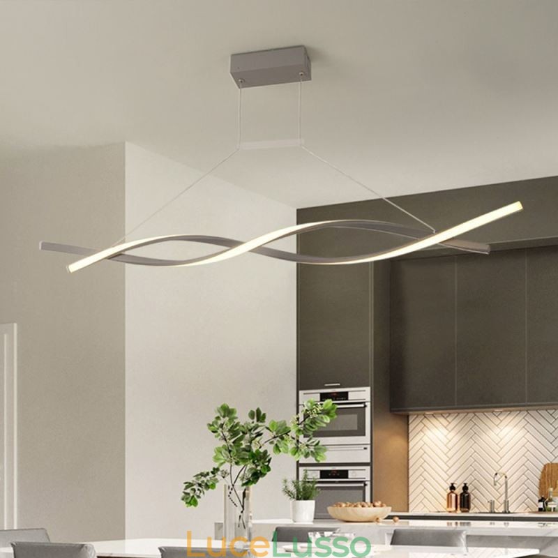 Lampada a sospensione moderna Twist Design Lampada a sospensione Sala da pranzo
