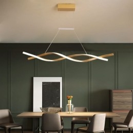 Lampada a sospensione moderna Twist Design Lampada a sospensione Sala da pranzo