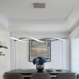 Lampada a sospensione moderna Twist Design Lampada a sospensione Sala da pranzo