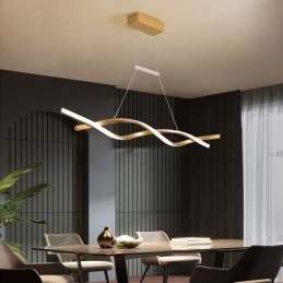Lampada a sospensione moderna Twist Design Lampada a sospensione Sala da pranzo