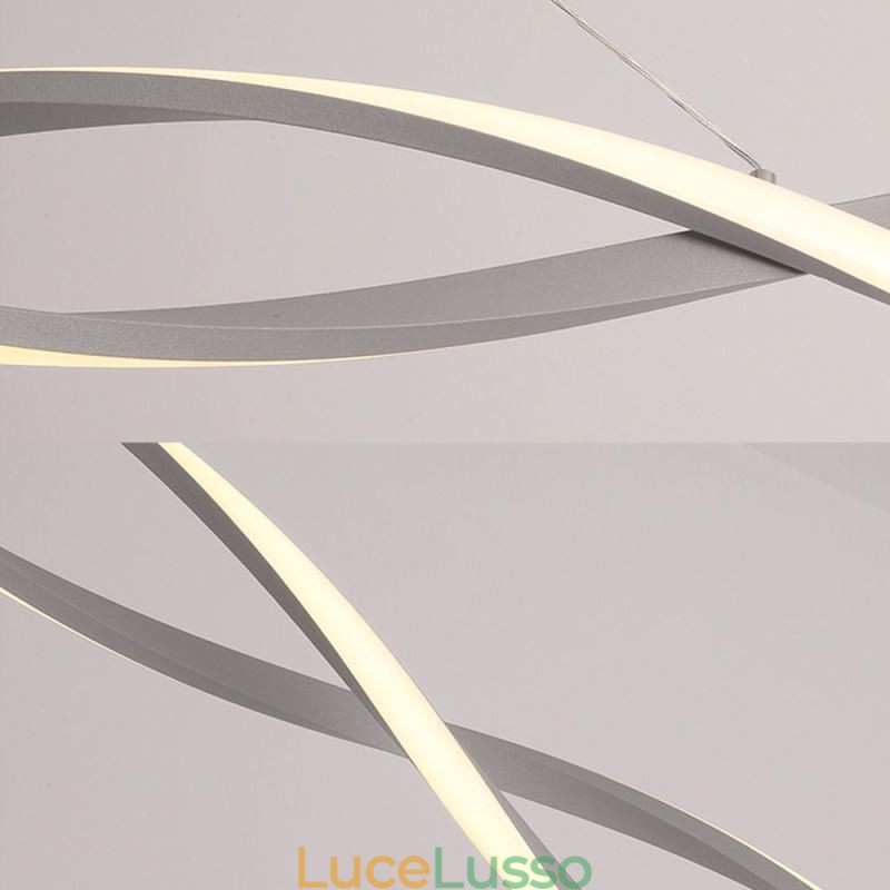 Lampada a sospensione moderna Twist Design Lampada a sospensione Sala da pranzo