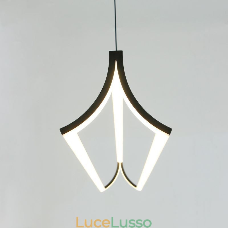 Lampada a sospensione moderna a forma di libro Illuminazione a sospensione Living