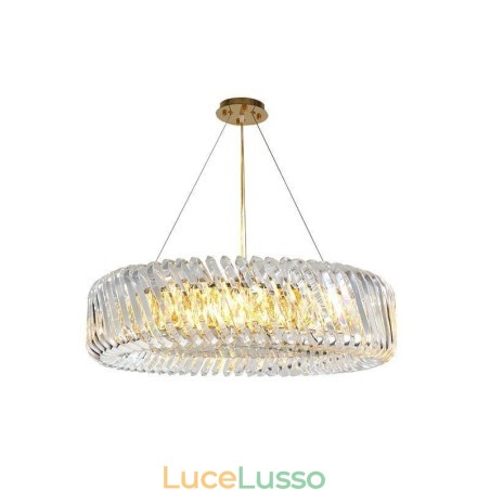 Lampada a sospensione europea rotonda in vetro con decorazione a sospensione Lampada a sospensione europea rotonda in vetro con decorazione a sospensione