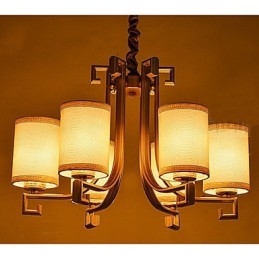 Lampadario in stile cinese in ferro e rame, imitazione lampade ad aria