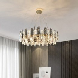 Lampadario in vetro di lusso in stile europeo