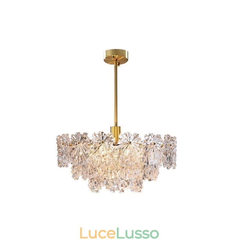 Lampadario di lusso in vetro per la casa, decorazione della casa