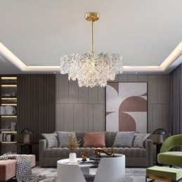 Lampadario di lusso in vetro per la casa, decorazione della casa