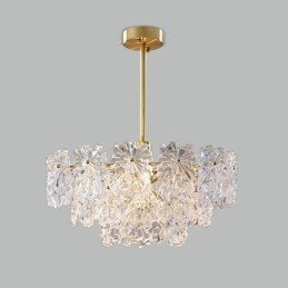 Lampadario di lusso in vetro per la casa, decorazione della casa