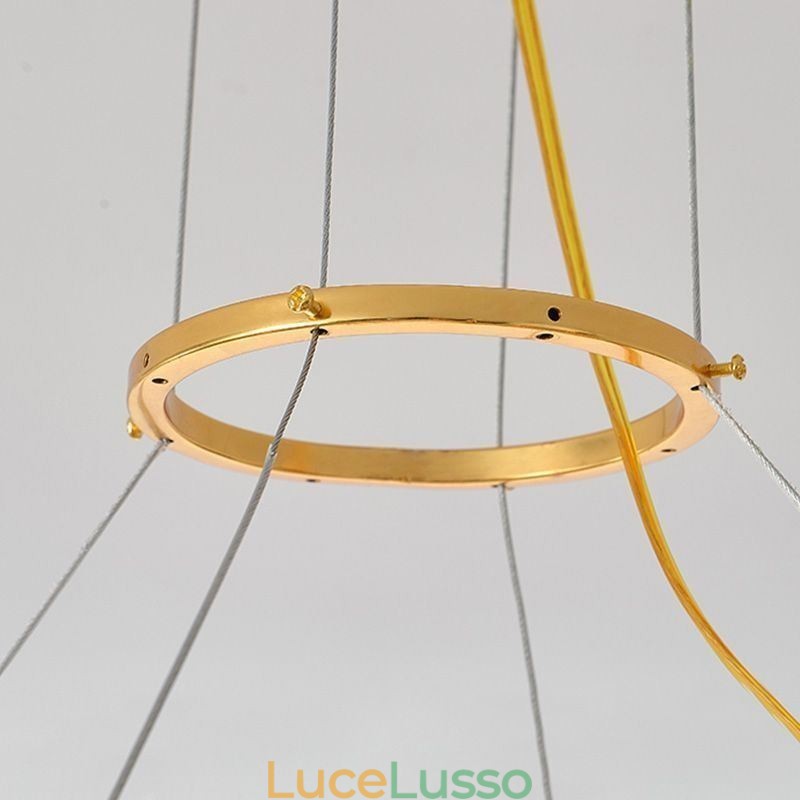 Lampadari moderni in vetro a conchiglia per sala da pranzo