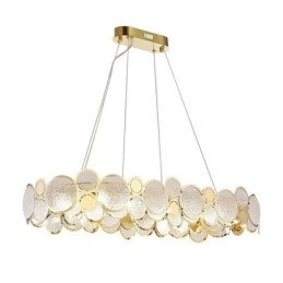 Lampadario in vetro europeo creativo lampadario di lusso