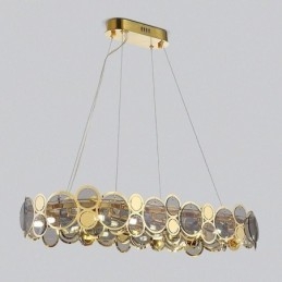 Lampadario in vetro europeo creativo lampadario di lusso