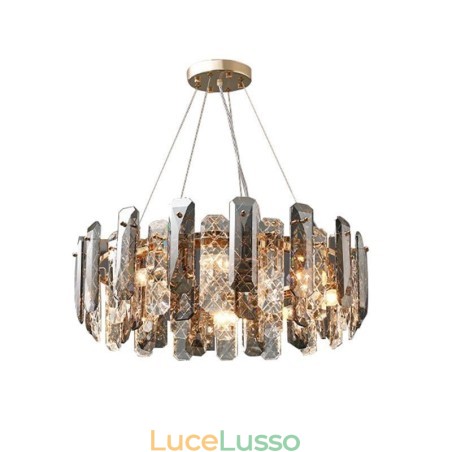 Lampada a sospensione di lusso in vetro europeo Lampada a sospensione di lusso in vetro europeo