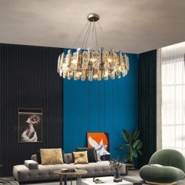 Lampada a sospensione di lusso in vetro europeo