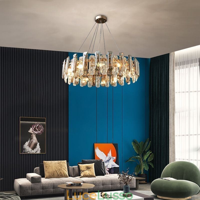 Lampada a sospensione di lusso in vetro europeo