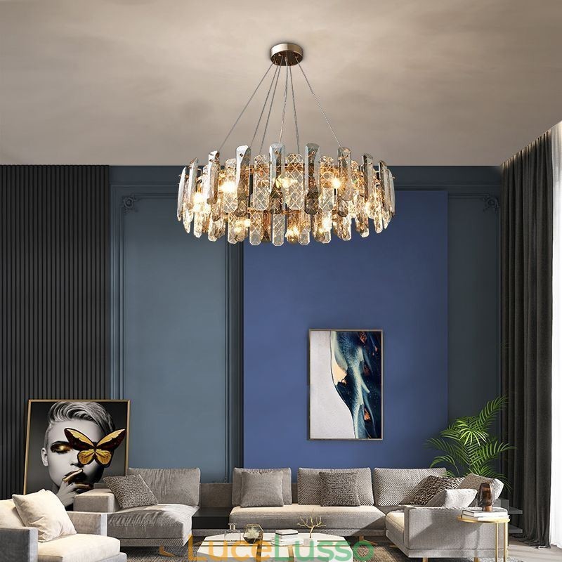 Lampada a sospensione di lusso in vetro europeo