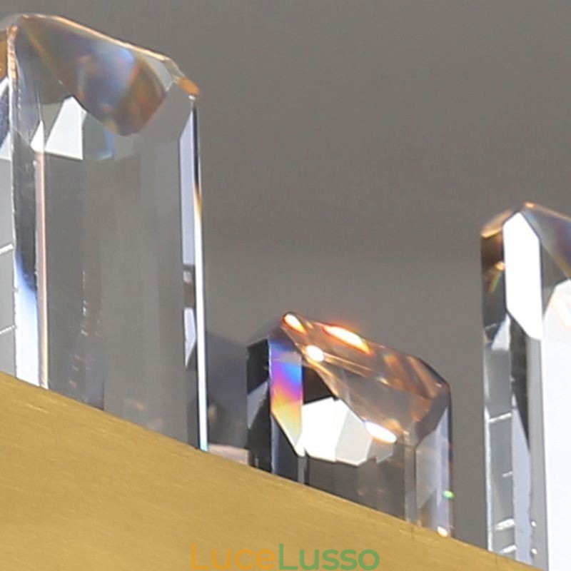 Lampadario di lusso leggero postmoderno in vetro a sospensione