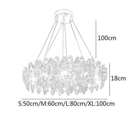 Lampada a sospensione di lusso postmoderna Lampada a sospensione moderna e minimalista