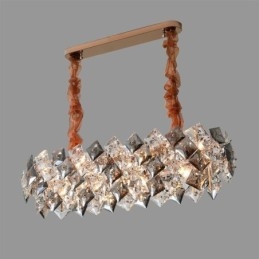 Lampadario in vetro europeo creativo luce pendente di lusso illuminazione