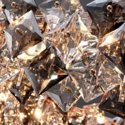 Lampadario in vetro europeo creativo luce pendente di lusso illuminazione