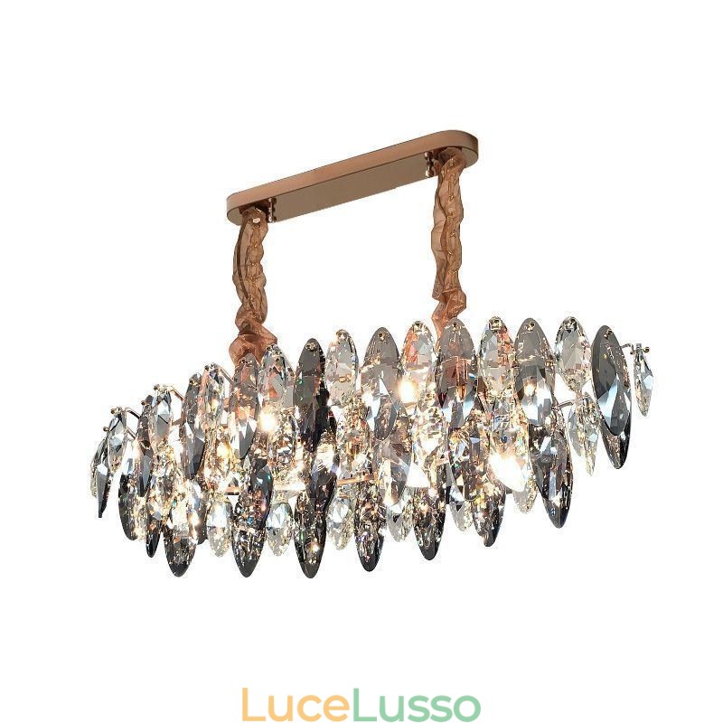 Lampadario di lusso leggero Lampadario in vetro Decorazione per la casa Soggiorno
