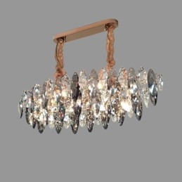 Lampadario di lusso leggero Lampadario in vetro Decorazione per la casa Soggiorno