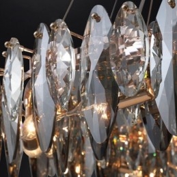 Lampadario di lusso leggero Lampadario in vetro Decorazione per la casa Soggiorno