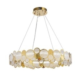 Lampadario in vetro europeo creativo luce pendente di lusso