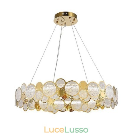 Lampadario in vetro europeo creativo luce pendente di lusso Lampadario in vetro europeo creativo luce pendente di lusso