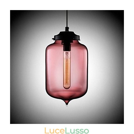 Pendente di design della bottiglia 1 luce minimalista dipinto in ferro Pendente di design della bottiglia 1 luce minimalista dipinto in ferro