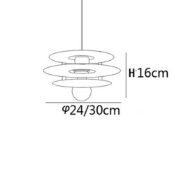 Lampada a sospensione nordica Post Modern Decoration Lampada a sospensione in acrilico