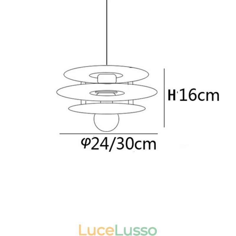 Lampada a sospensione nordica Post Modern Decoration Lampada a sospensione in acrilico