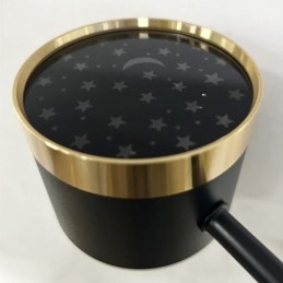 Lampadario a sospensione con proiezione di stelle