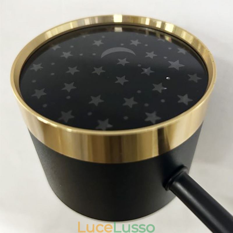 Lampadario a sospensione con proiezione di stelle