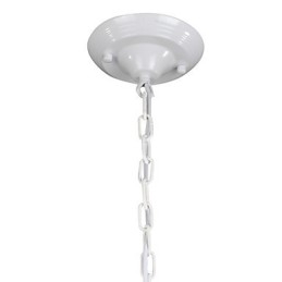 Lampadario Mini Style Country Garage bianco + blu Luci in vetro