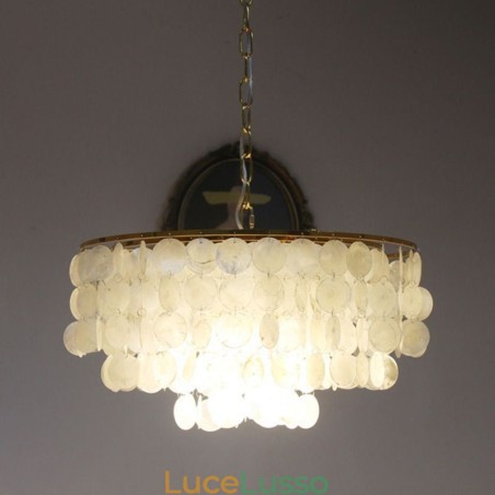 Lampada a sospensione a conchiglia europea Lampada a sospensione a conchiglia europea