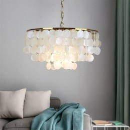 Lampada a sospensione a conchiglia europea