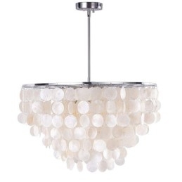 Lampada a sospensione a conchiglia europea Lampada a sospensione contemporanea