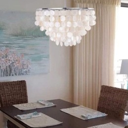 Lampada a sospensione a conchiglia europea Lampada a sospensione contemporanea